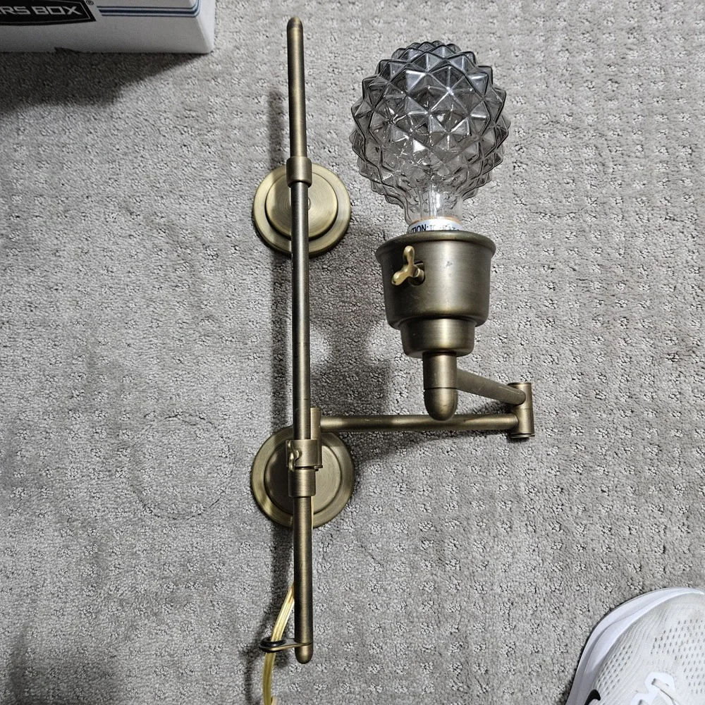 Portable luminaire bk-10,327 Hollywood Regency Boat Lamp Inspired Wall Mount‎
